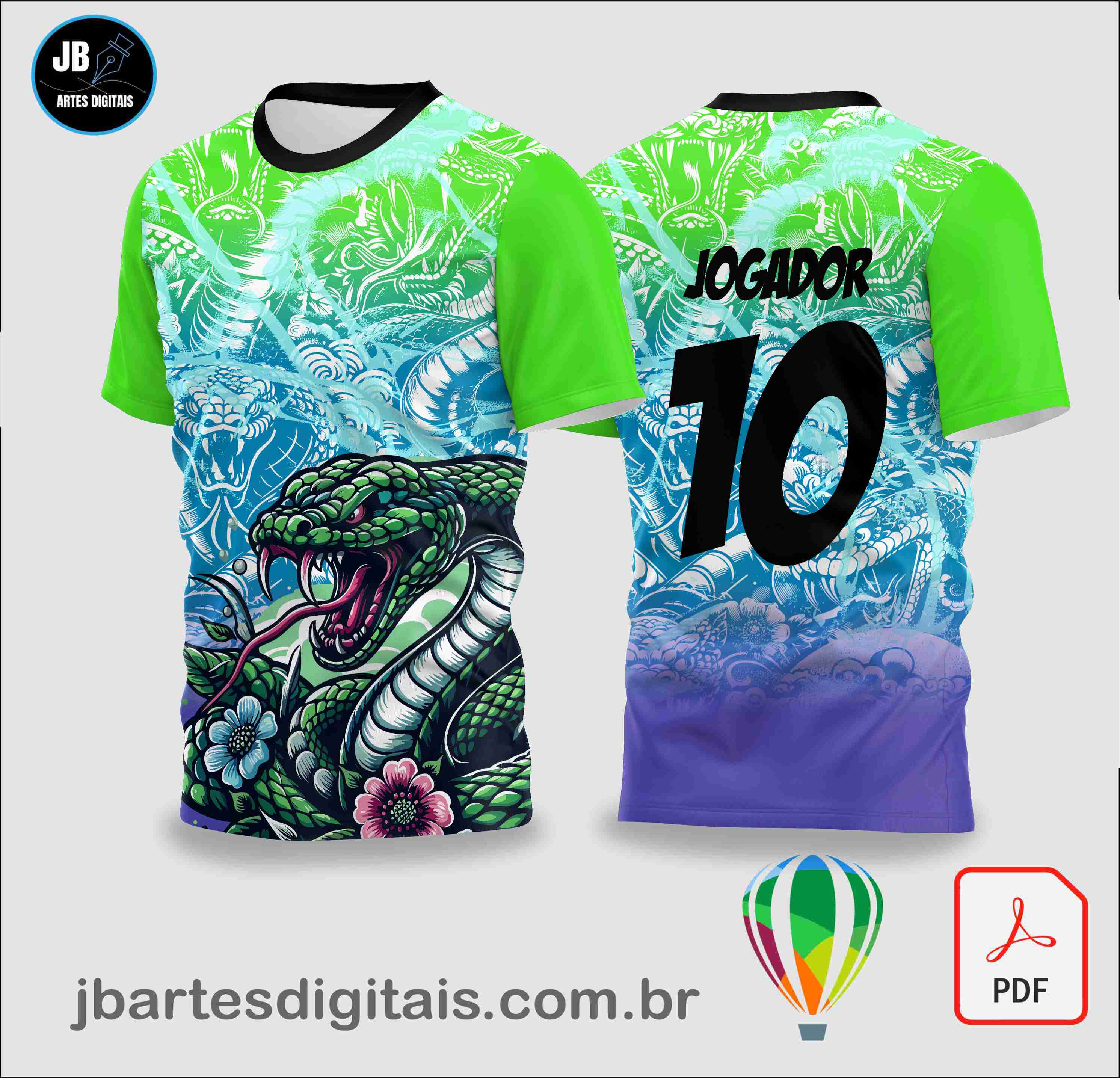 COBRA JAPONESA 2026 (COREL DRAW)