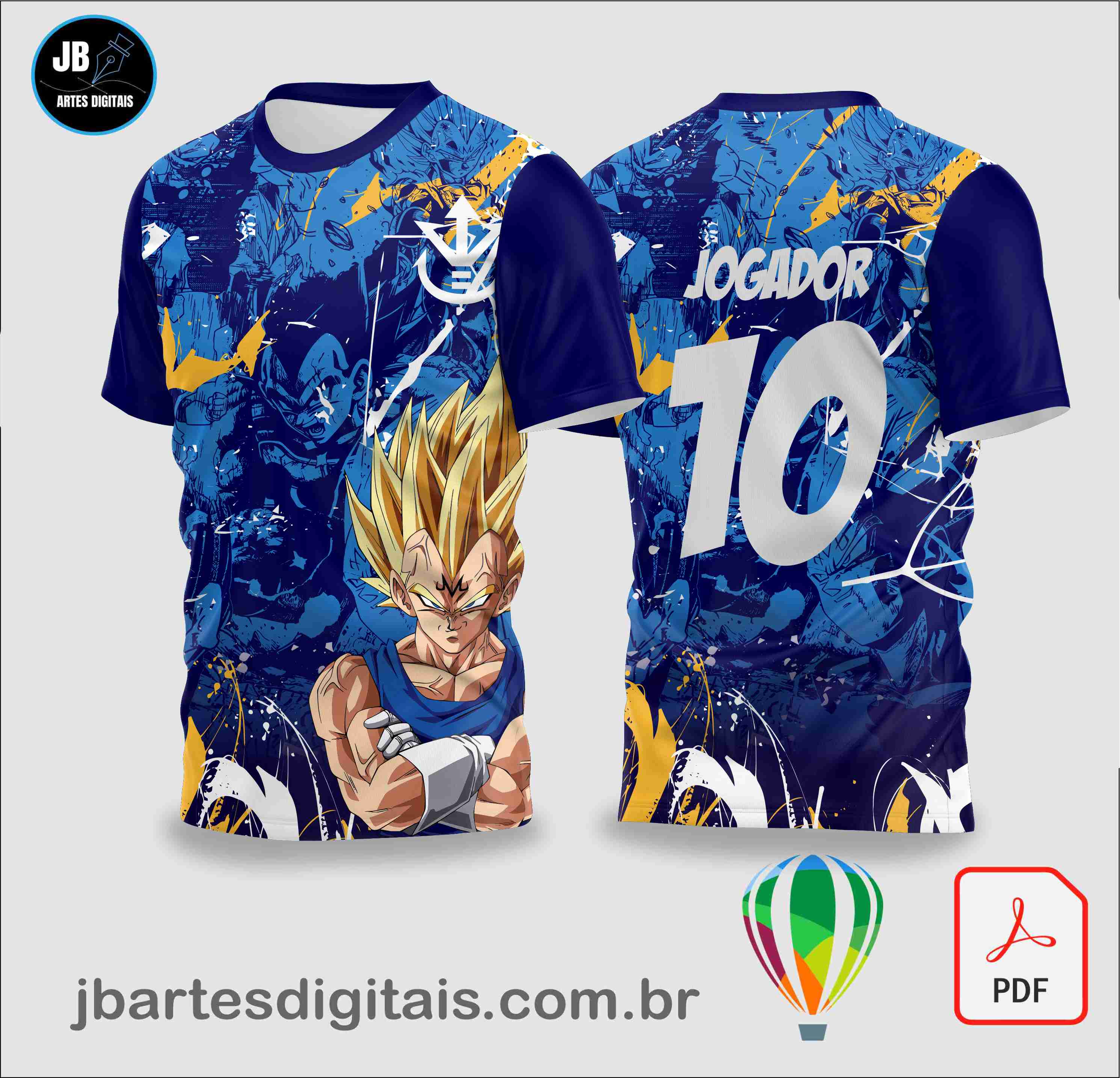 Vegeta DRAGON BALL 2026 (COREL DRAW)