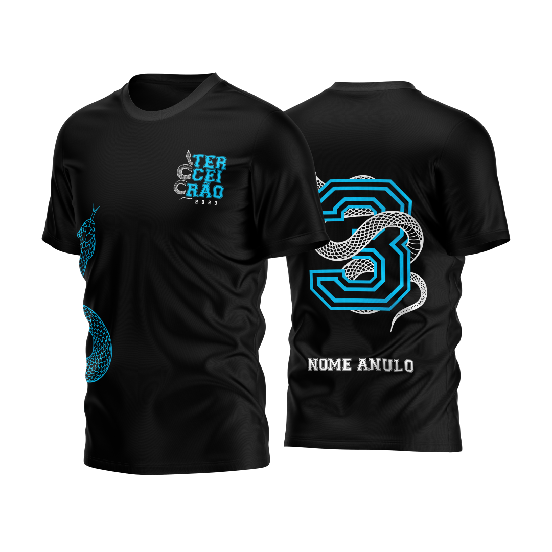 Camisa Terceirao cobra (COREL DRAW)