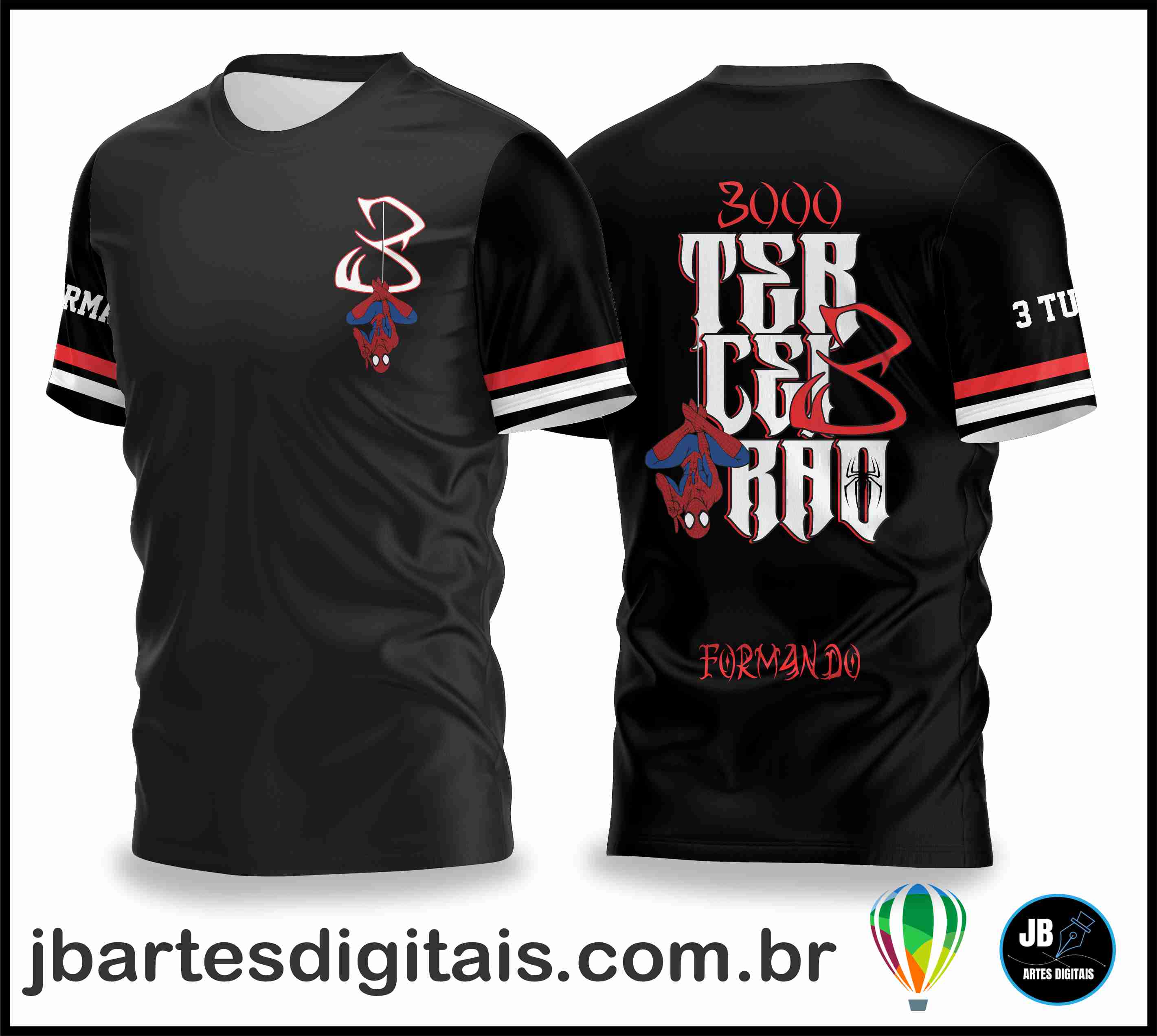 Terceirão 204 Homem Aranha (COREL DRAW)