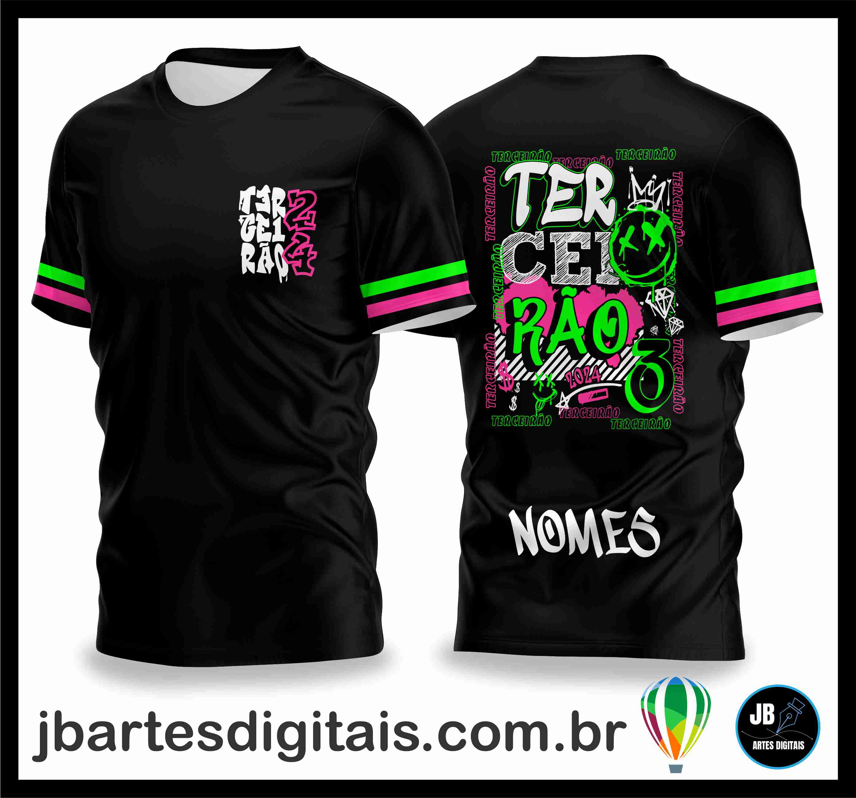 Camisa Terceirao grafit MOD 1 (COREL DRAW)