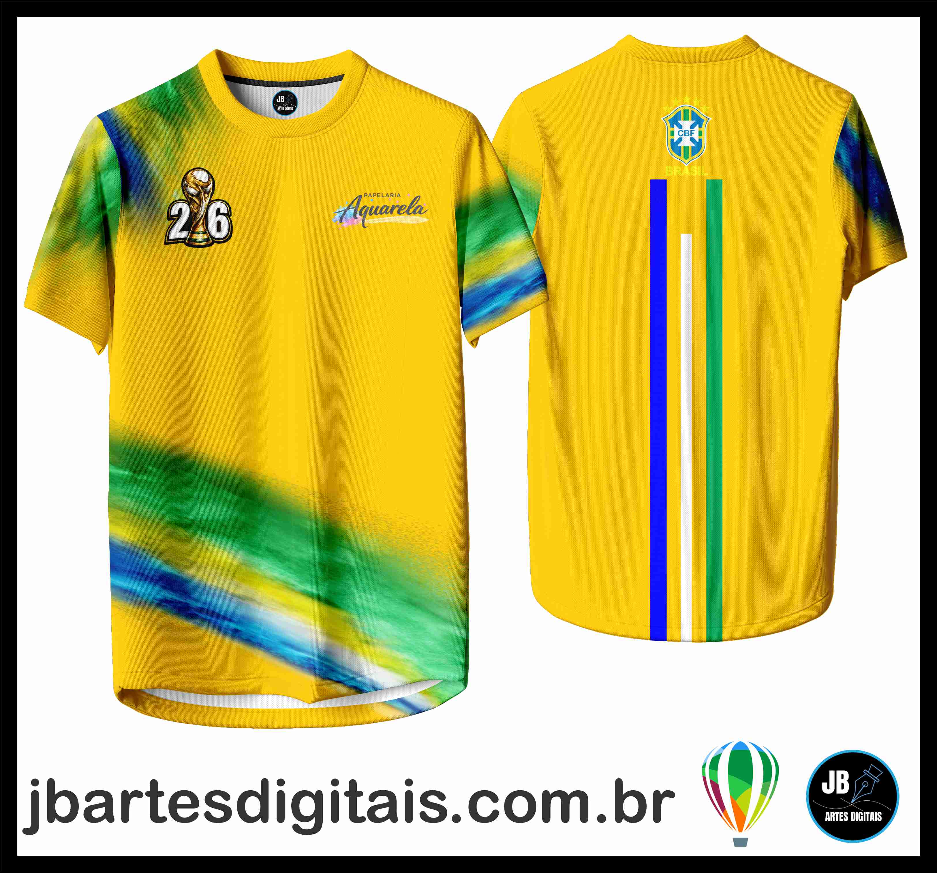 BRASIL AQUARELA 2026 (COREL DRAW)