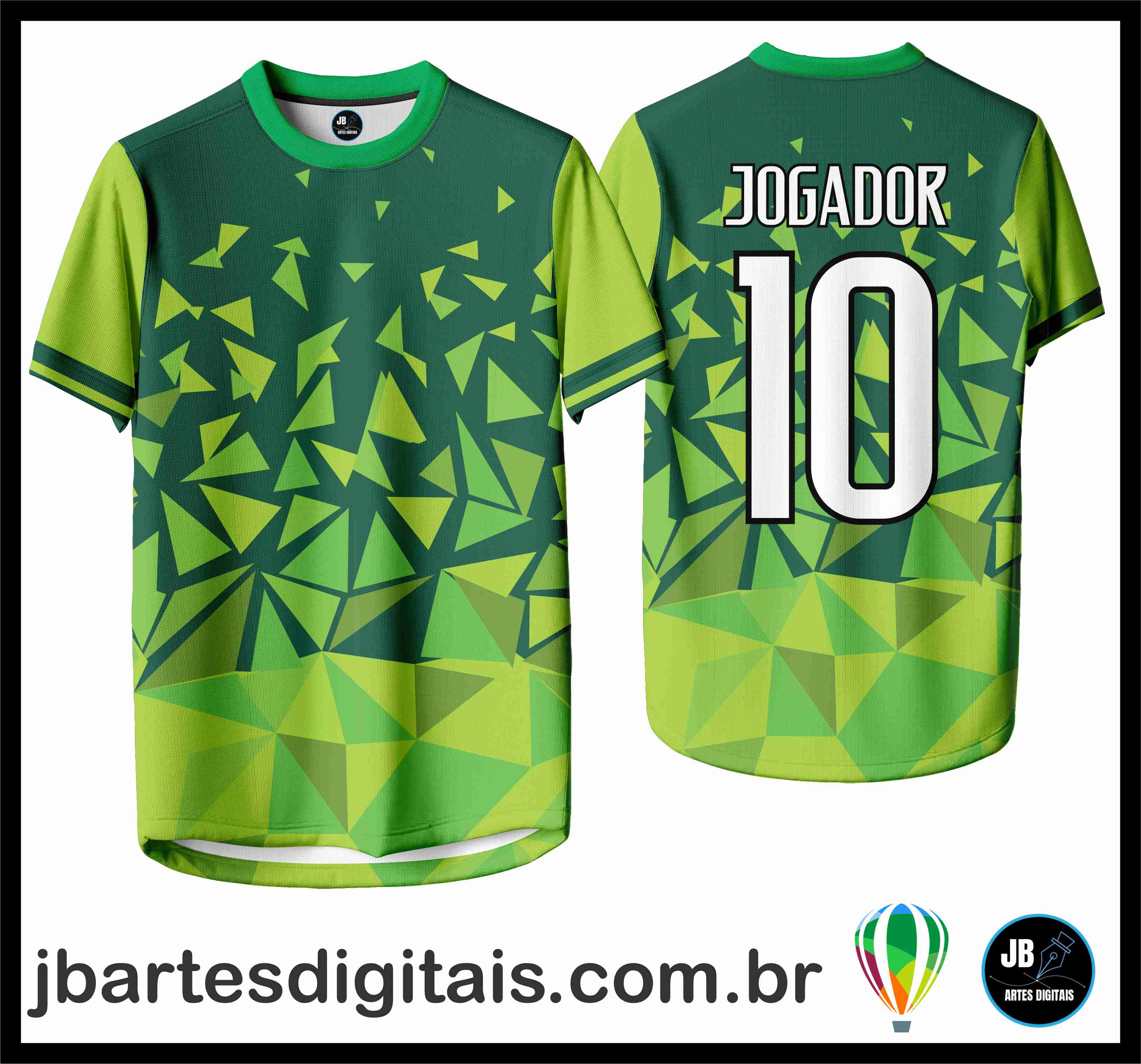 GEOMETRICO VERDE TRIANGULO (COREL DRAW)