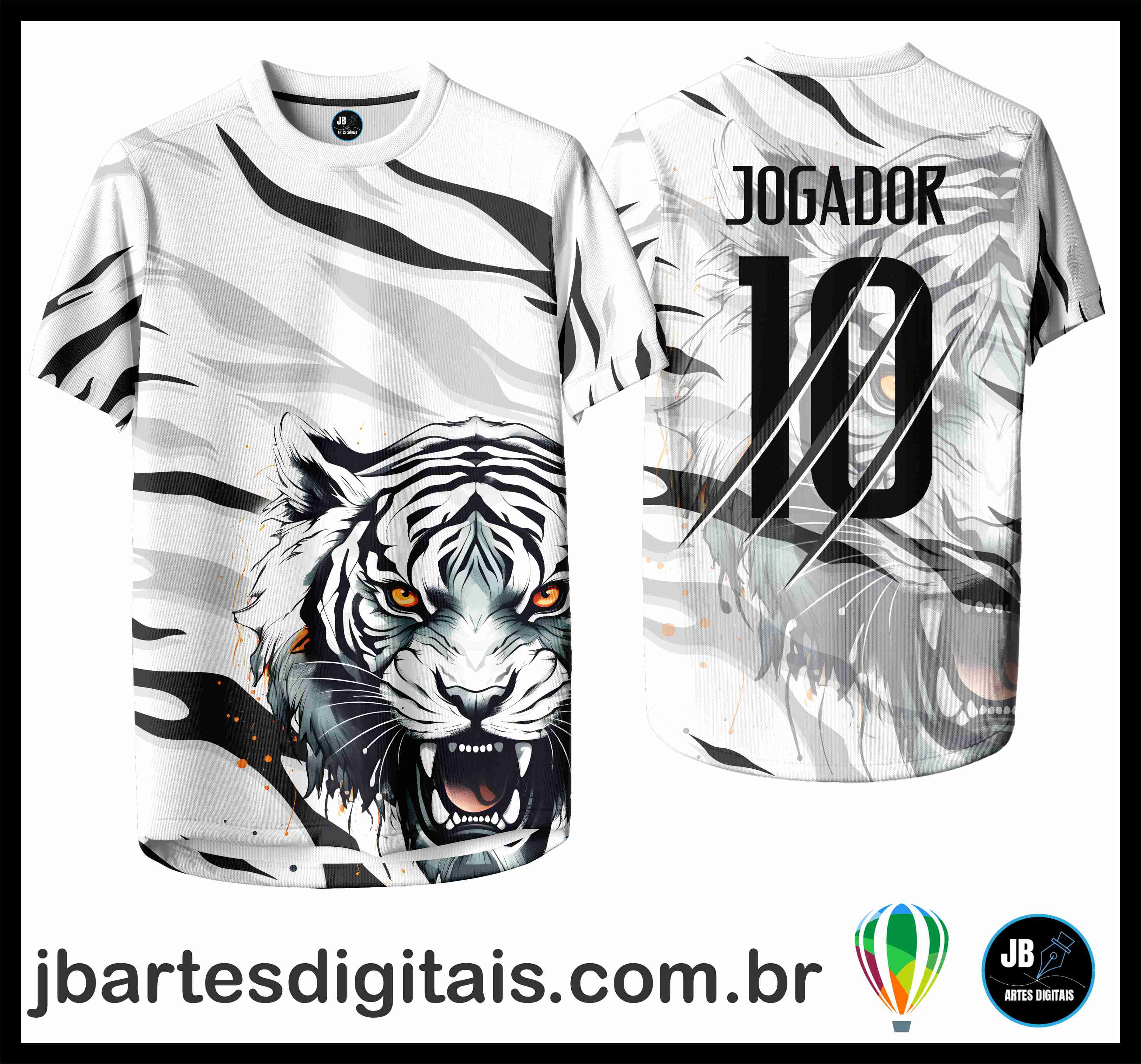 Interclasse tigre blanco (COREL DRAW)