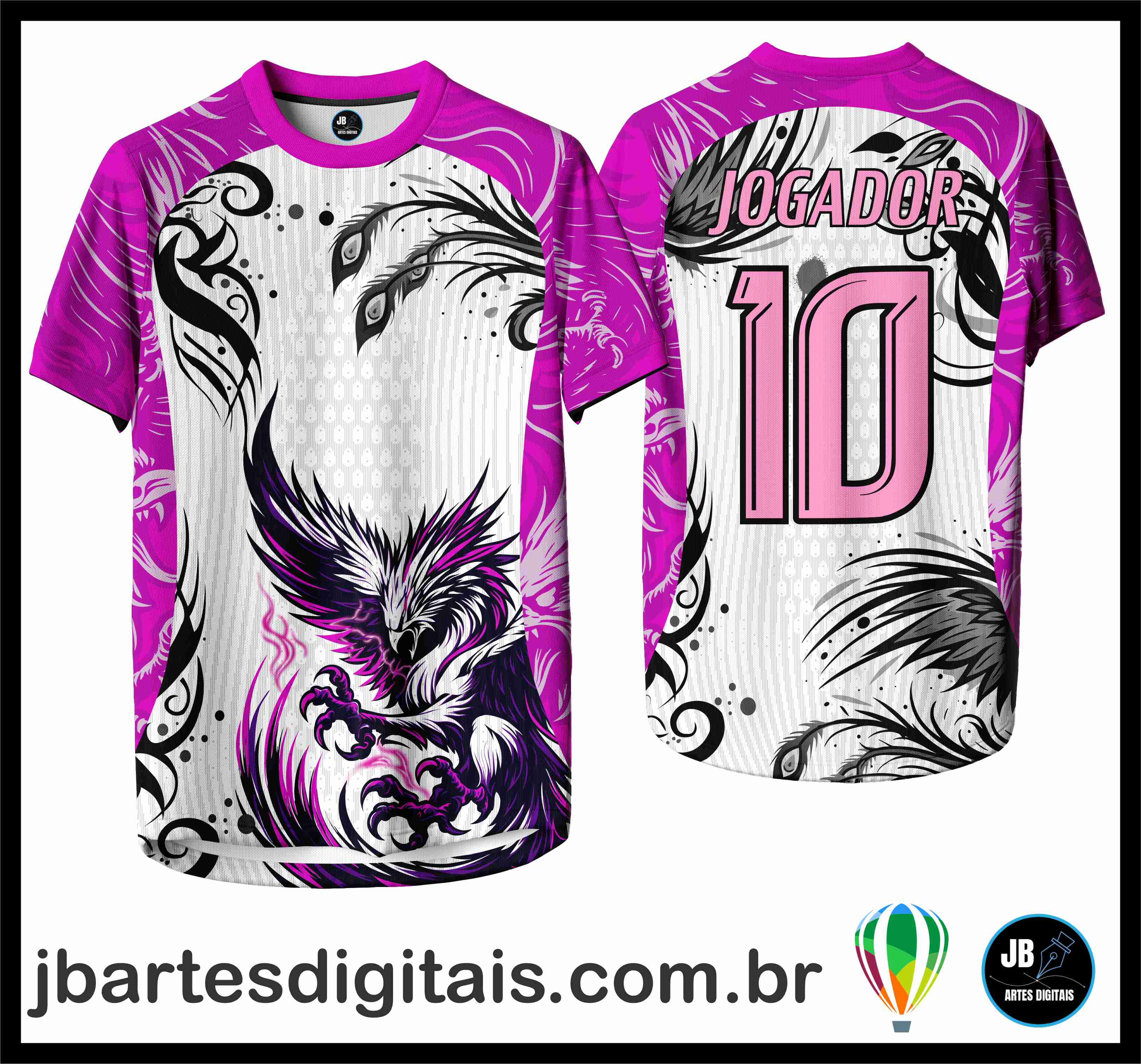 Jersey Interclasse Fenix Pink (COREL DRAW)