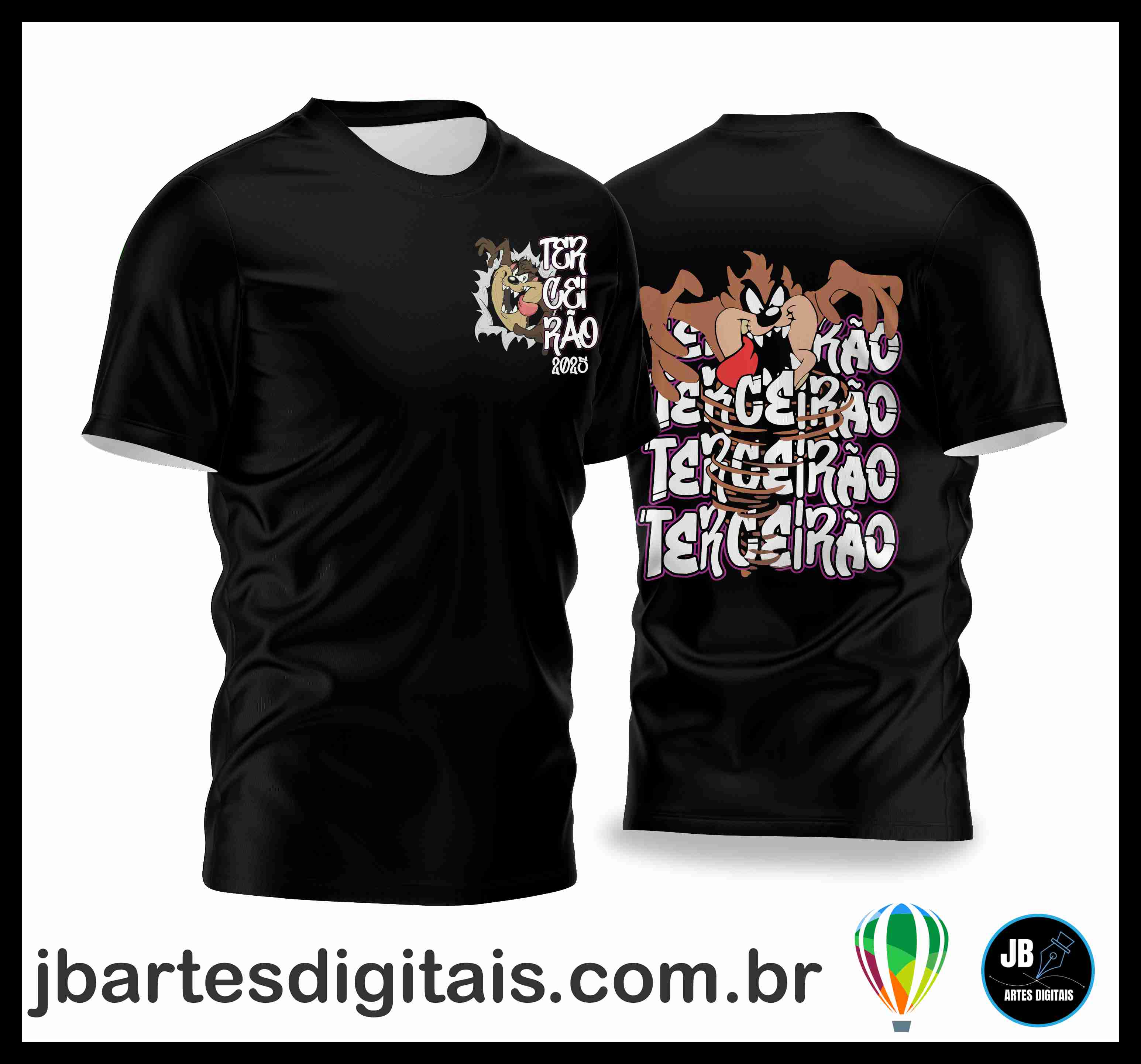terceirão taz mania (COREL DRAW) + BRINDE: (MAIS DE 600 FONTES EXCLUSIVAS)