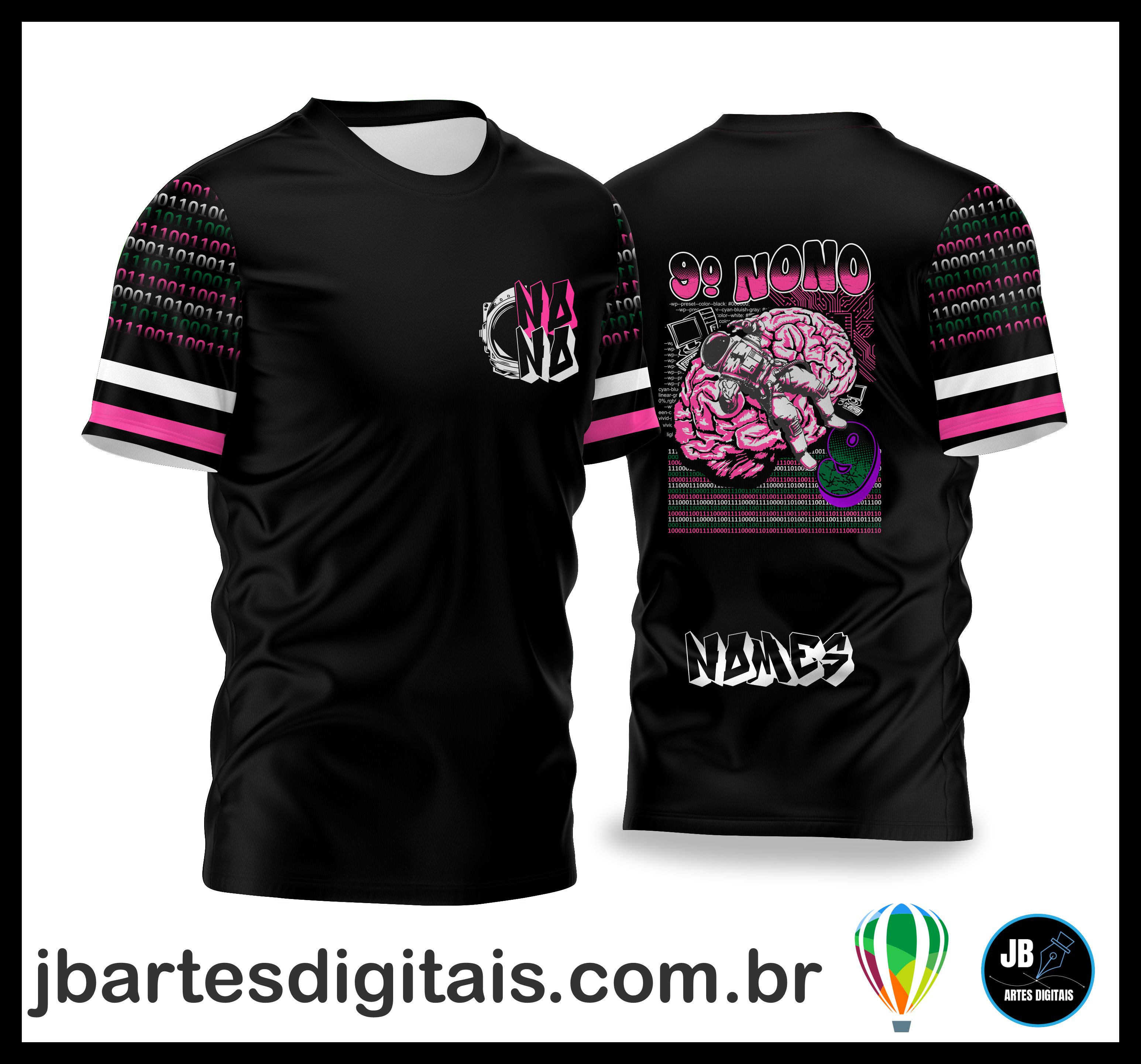 Camisa Nono Astronauta Informatica (COREL DRAW) + BRINDE: (MAIS DE 600 FONTES EXCLUSIVAS)