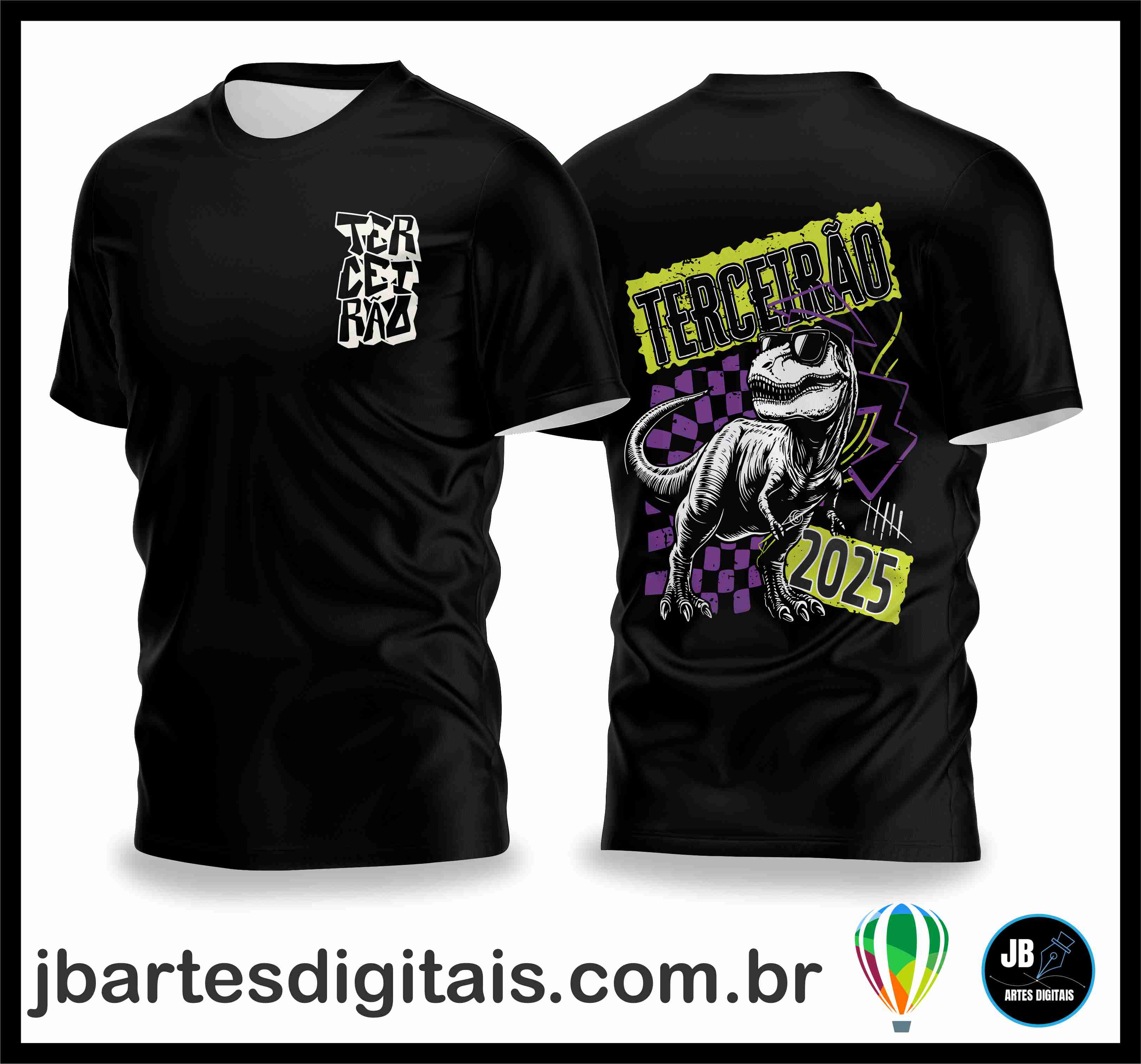 TERCEIRAO DINO PATER (COREL DRAW) + BRINDE: (MAIS DE 600 FONTES EXCLUSIVAS)