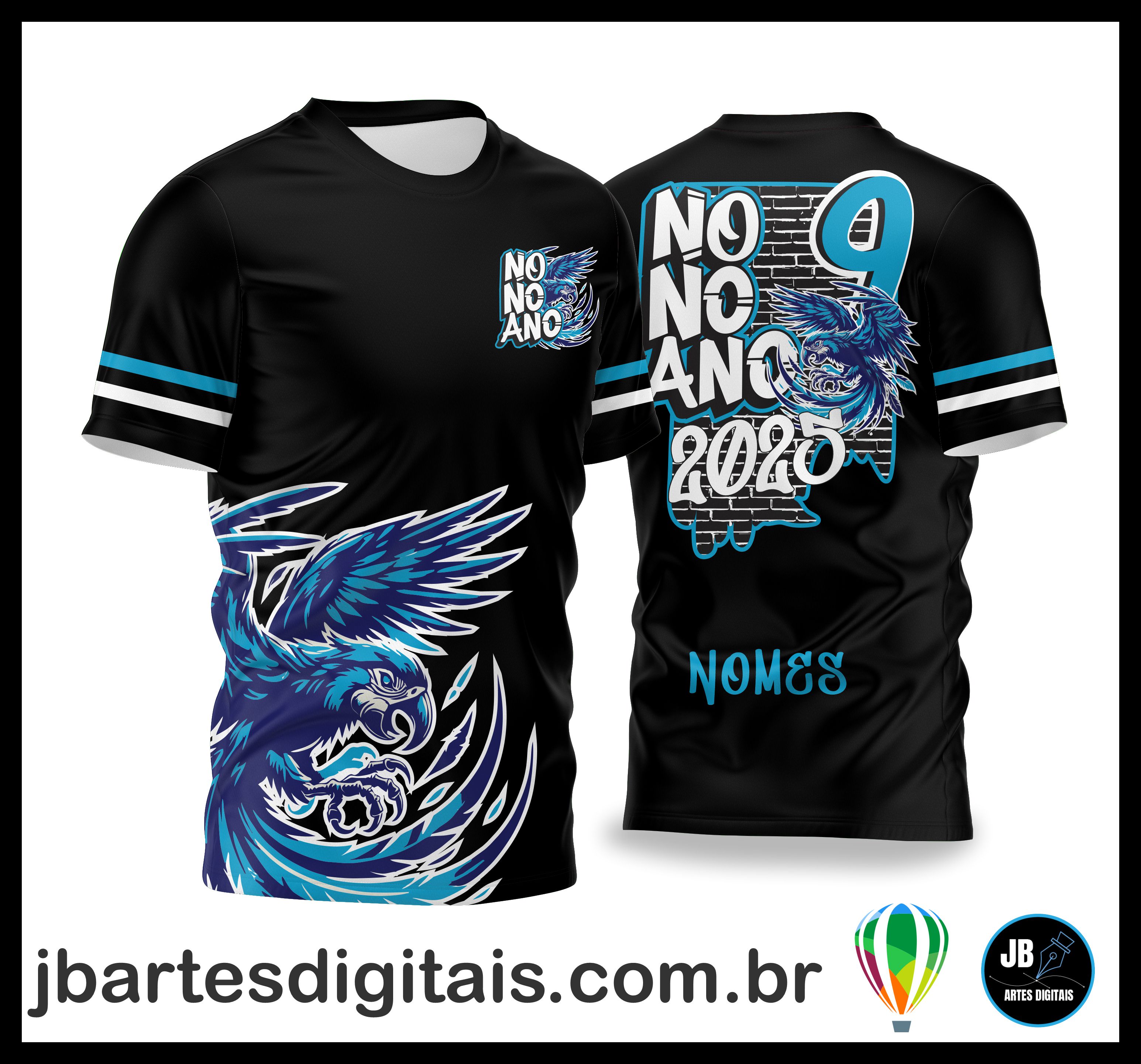 PAPAGAIO blue 2026  (COREL DRAW) + BRINDE: (MAIS DE 600 FONTES EXCLUSIVAS)