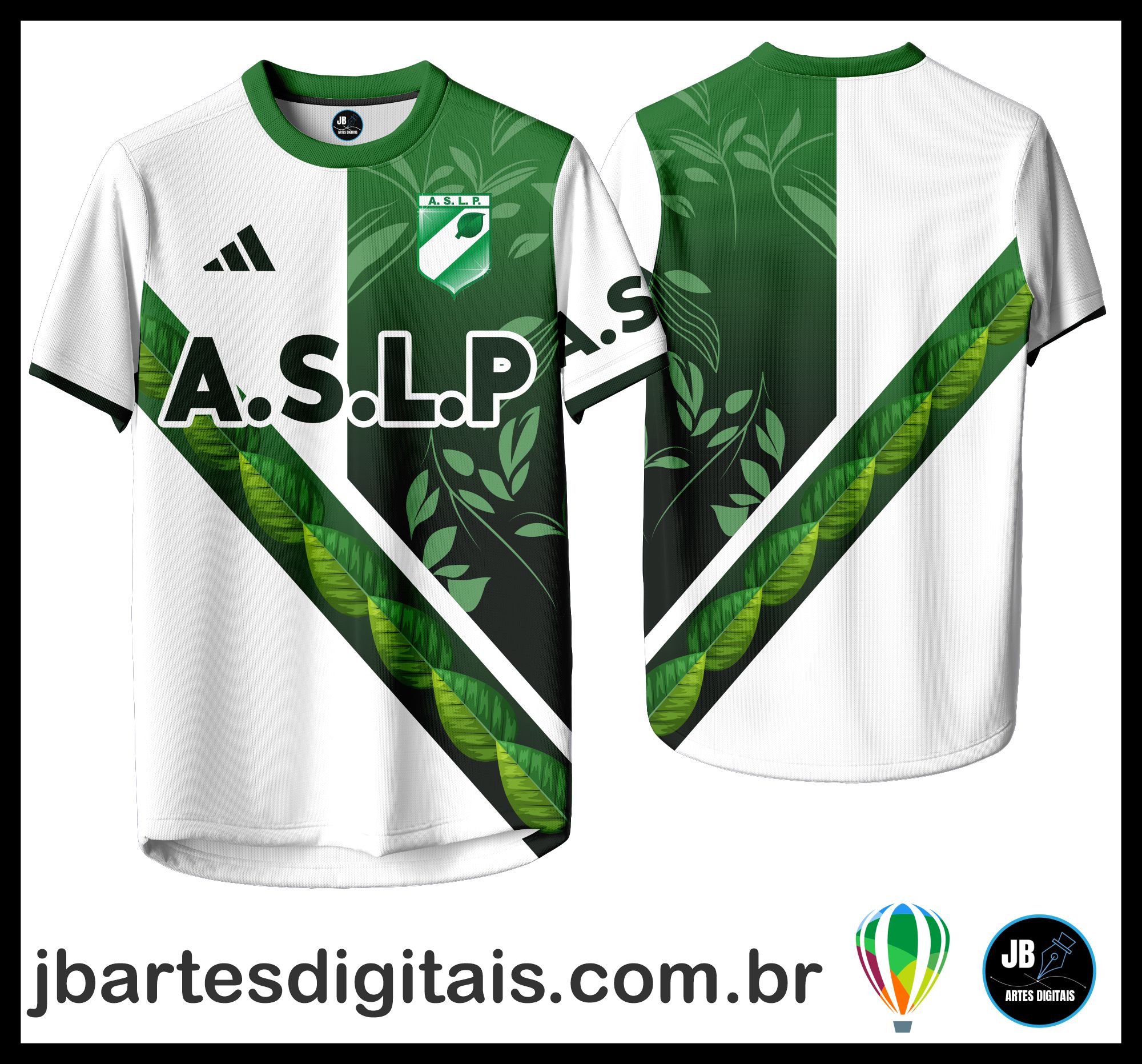 Arte camiseta Futebol Sublimação Total (A.S.L.P Floral Design)